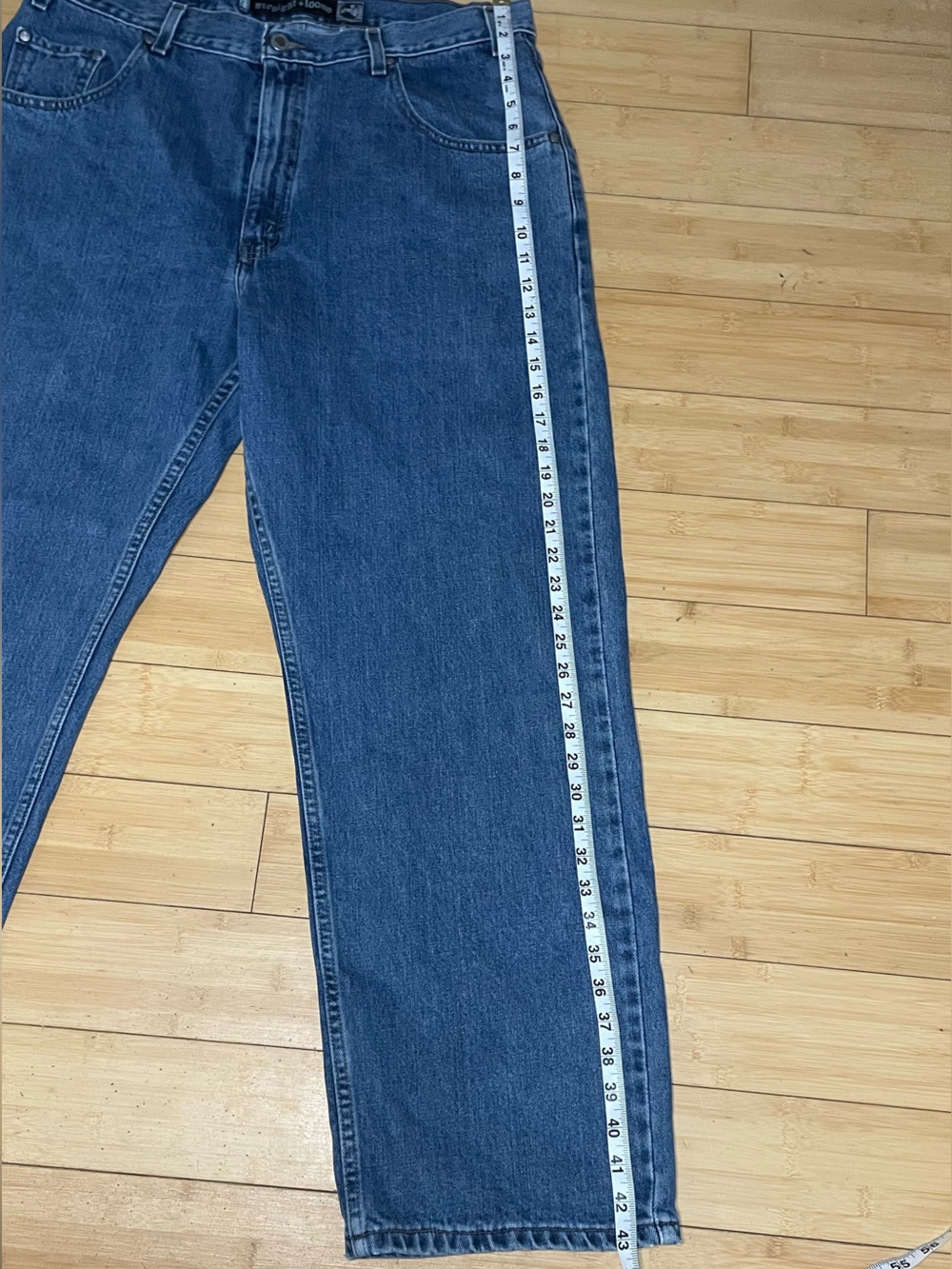 Levi's SilverTab Straight Jeans in Dark Blue Denim